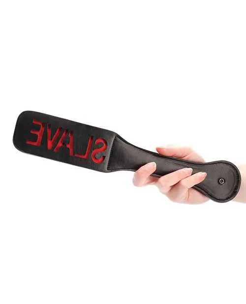 Ouch Restraints Ouch Leather Paddle Slave Black Ouch Restraints Ouch Leather Paddle Slave Black