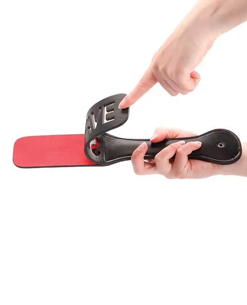 Ouch Restraints Ouch Leather Paddle Slave Black Ouch Restraints Ouch Leather Paddle Slave Black