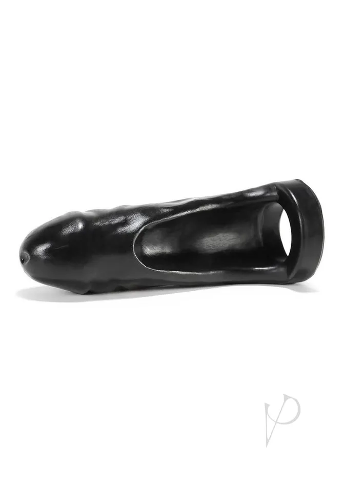 Oxballs Thug Penetrator Cock Ring Dildo 7in Black Oxballs Dildos