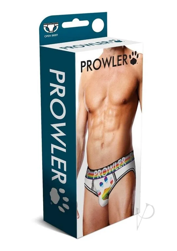 Prowler Female Sex Toys Prowler White Oversized Paw Open Brief XLarge WhiteRainbow Prowler Female Sex Toys Prowler White Oversized Paw Open Brief XLarge WhiteRainbow
