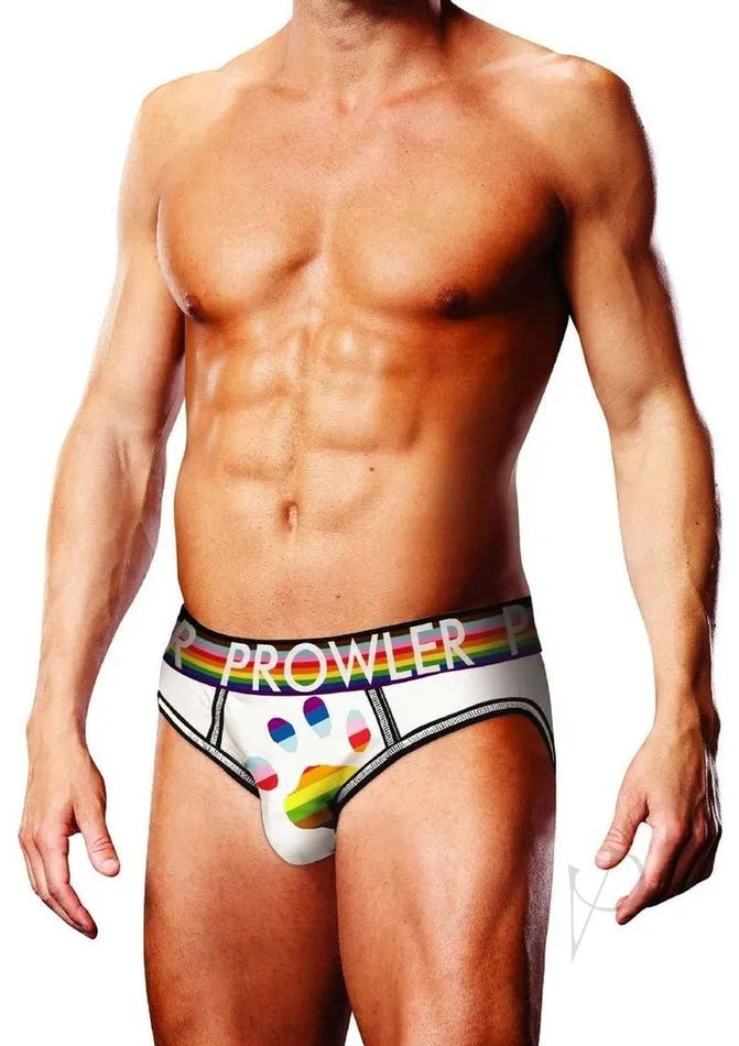 Prowler Female Sex Toys Prowler White Oversized Paw Open Brief XLarge WhiteRainbow Prowler Female Sex Toys Prowler White Oversized Paw Open Brief XLarge WhiteRainbow