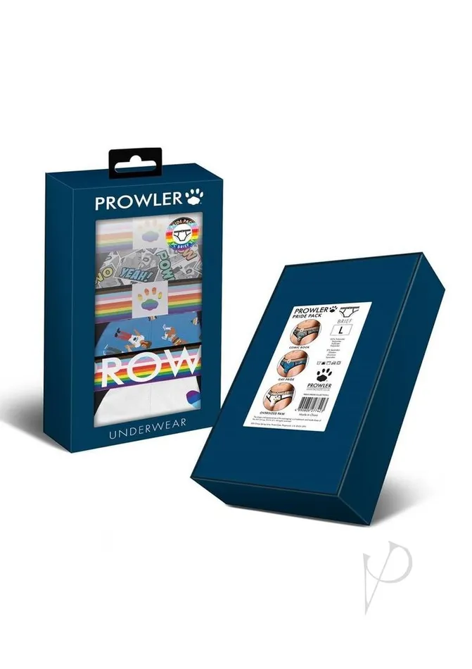 Prowler Pride Brief Collection 3 Pack Large Multicolor Prowler Female Sex Toys Prowler Pride Brief Collection 3 Pack Large Multicolor Prowler Female Sex Toys