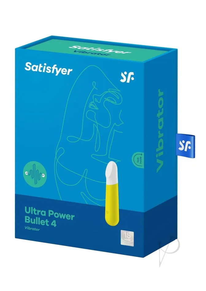 Satisfyer Female Sex Toys Satisfyer Ultra Power Bullet 4 Rechargeable Silicone Bullet Vibrator Yellow Satisfyer Female Sex Toys Satisfyer Ultra Power Bullet 4 Rechargeable Silicone Bullet Vibrator Yellow
