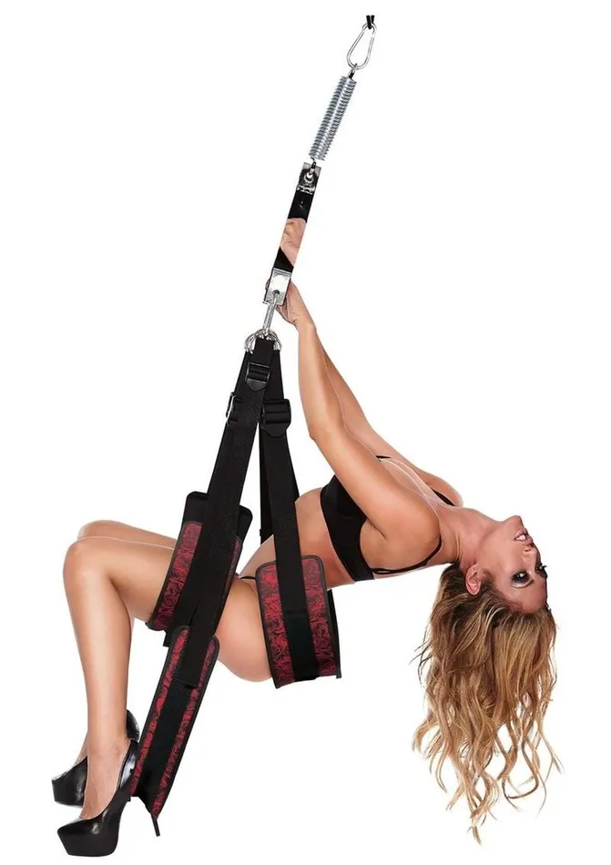 Secret Kisses Rosegasm Pleasure Swing with Satin Blindfold RedBlack Secret Kisses Vibrators Secret Kisses Rosegasm Pleasure Swing with Satin Blindfold RedBlack Secret Kisses Vibrators
