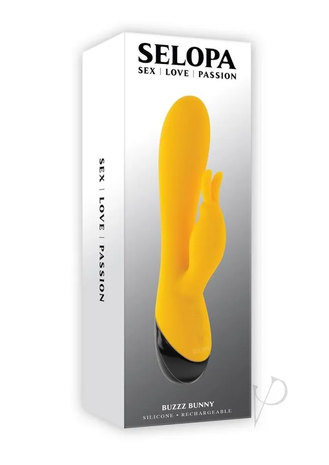 Selopa Female Sex Toys Selopa Buzzz Bunny Rechargeable Silicone Rabbit Vibrator Yellow Selopa Female Sex Toys Selopa Buzzz Bunny Rechargeable Silicone Rabbit Vibrator Yellow