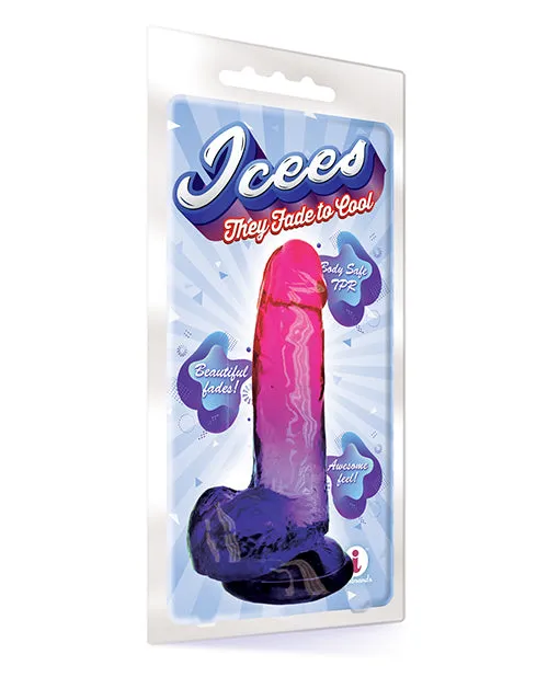 Shades Gradient Dildo 8in Pink and Plum Shades Dildos