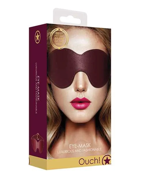 Shots Ouch Halo Eyemask Burgundy Ouch Dildos Shots Ouch Halo Eyemask Burgundy Ouch Dildos