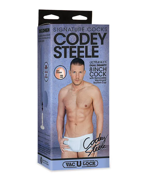 Signature Cocks Dildos Signature Cocks Ultraskyn Codey Steele Dildo with Removable Suction Cup 8in Vanilla Signature Cocks Dildos Signature Cocks Ultraskyn Codey Steele Dildo with Removable Suction Cup 8in Vanilla