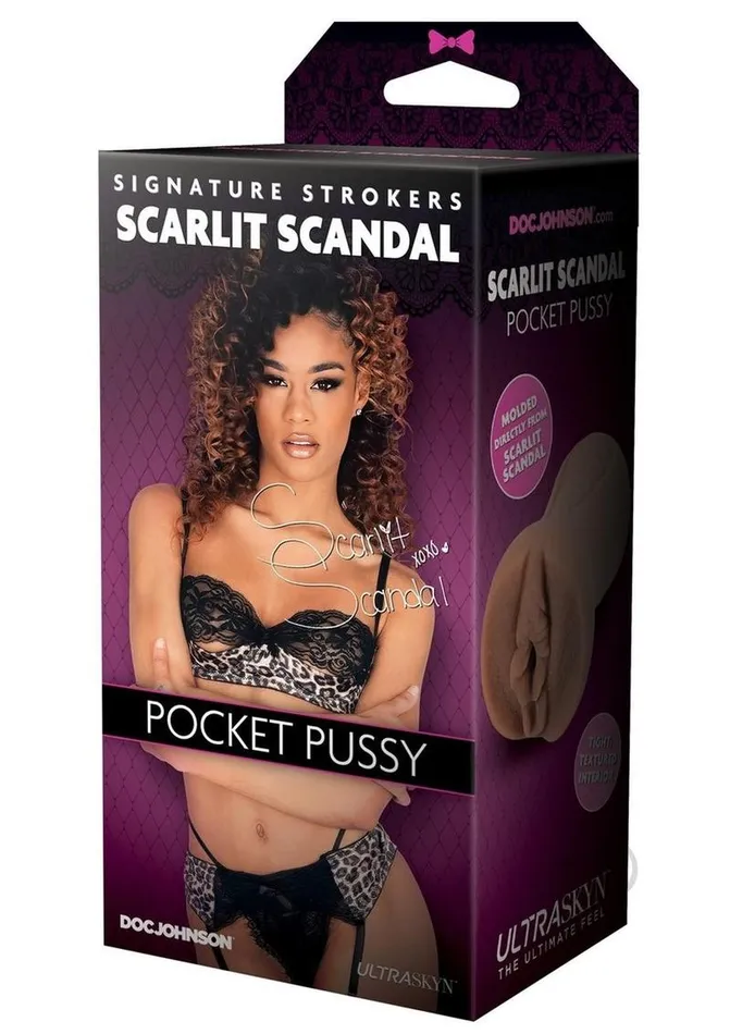 Signature Strokers Signature Strokers Scarlet Scandal Ultraskyn Pocket Masturbator Pussy Caramel Male Sex Toys Signature Strokers Signature Strokers Scarlet Scandal Ultraskyn Pocket Masturbator Pussy Caramel Male Sex Toys
