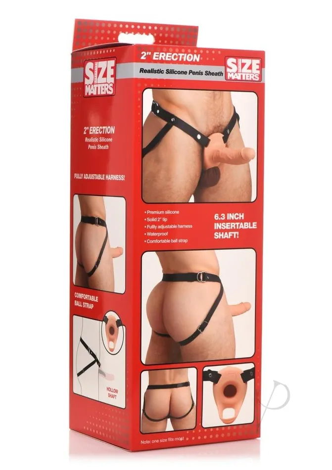 Size Matters Male Sex Toys Size Matters 2 Erection Realistic Silicone Penis Sheath Vanilla Size Matters Male Sex Toys Size Matters 2 Erection Realistic Silicone Penis Sheath Vanilla