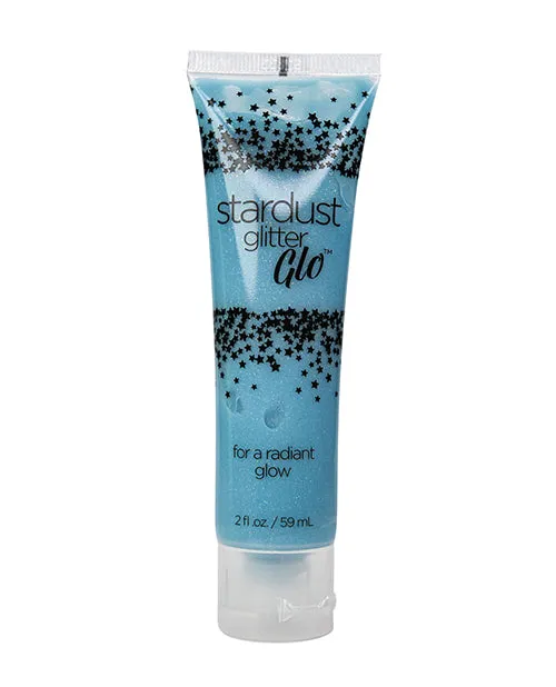 Stardust Vibrators Glitter Glo Electric Blue