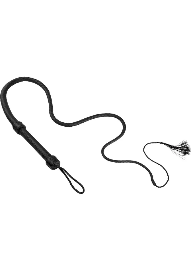 Strict Leather Restraints Strict Leather Bullwhip 5ft Black