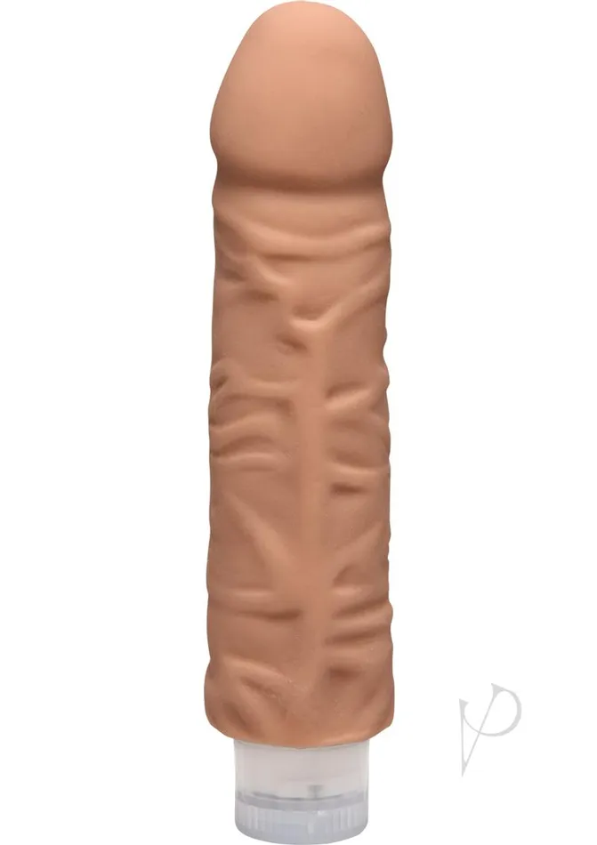 The D Shakin D Ultraskyn Vibrating Dildo 7in Caramel The D Dildos