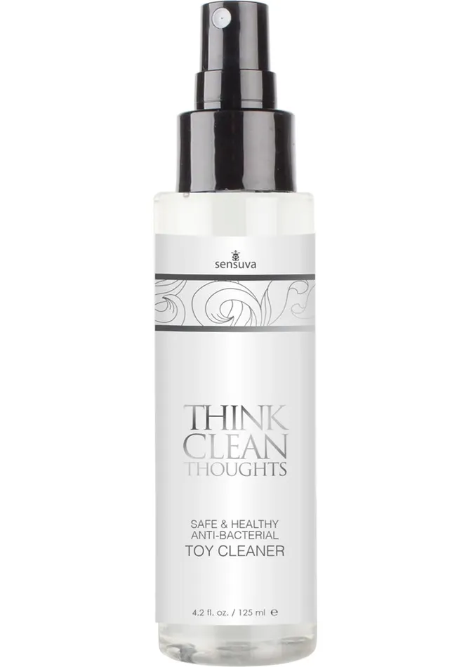 Think Clean Thoughts Think Clean thoughts AntiBacterial Toy Clearner 42oz Spray Vibrators Think Clean Thoughts Think Clean thoughts AntiBacterial Toy Clearner 42oz Spray Vibrators