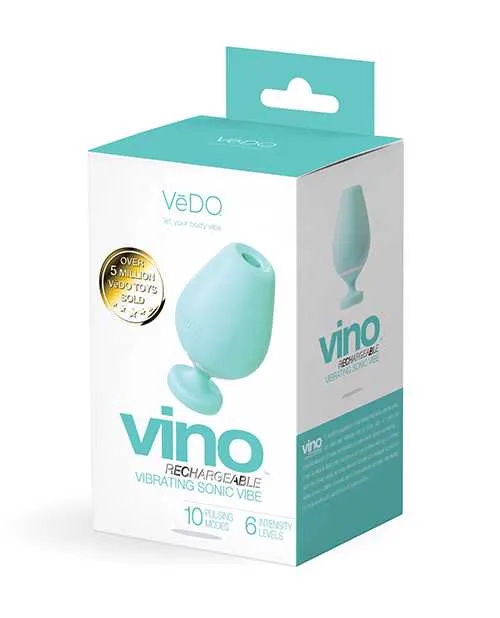 Vedo Vibrators VeDO Vino Rechargeable Sonic Vibe Turquoise