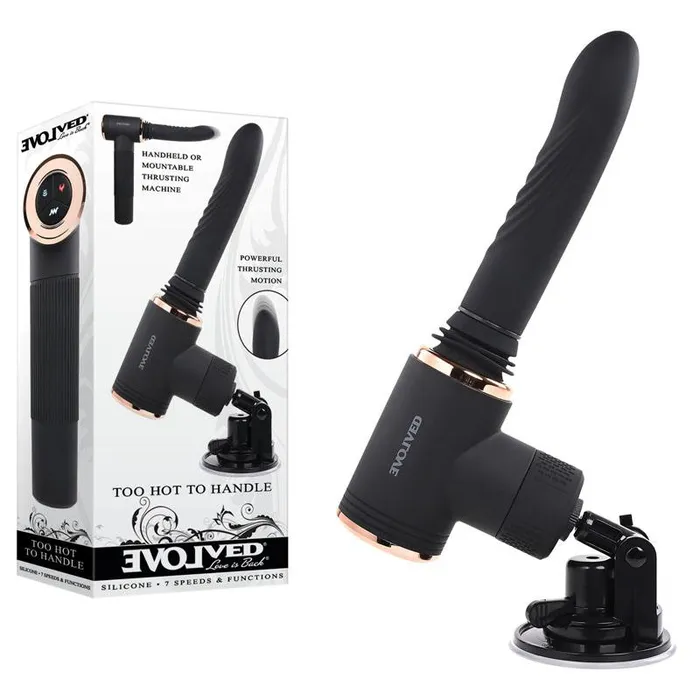 Vibrators Evolved Evolved Too Hot To Handle Thrusting Vibrator Machine