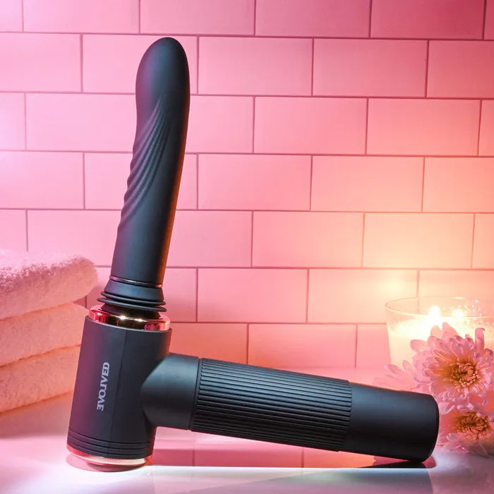 Vibrators Evolved Evolved Too Hot To Handle Thrusting Vibrator Machine