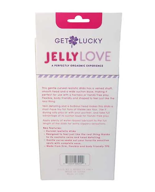 Vibrators Get Lucky Get Lucky 7 Jelly Series Jelly Love Pink