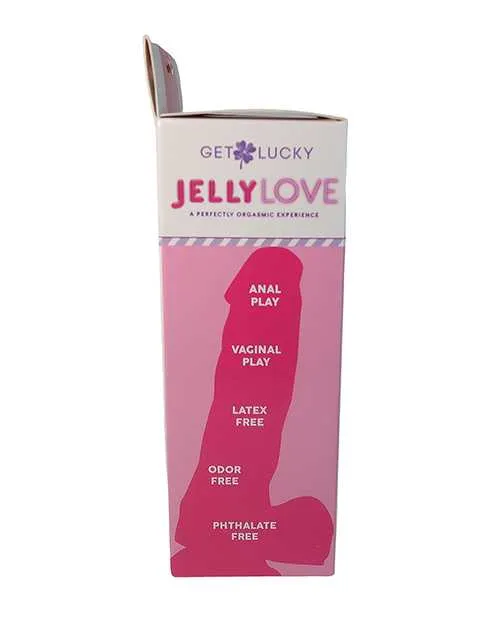 Vibrators Get Lucky Get Lucky 7 Jelly Series Jelly Love Pink