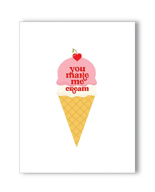 Vibrators Kush Kards You Make Me Cream Naughty Greeting Card