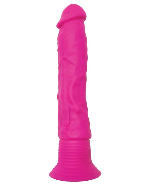 Vibrators Neon Neon Silicone Wallbanger Vibrating Dildo 75in Pink Vibrators Neon Neon Silicone Wallbanger Vibrating Dildo 75in Pink