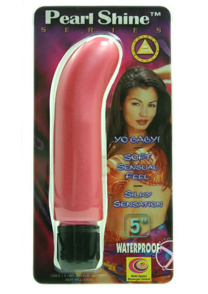 Vibrators Pearl Sheens Pearl Shine GSpot Vibrator 5in Pink