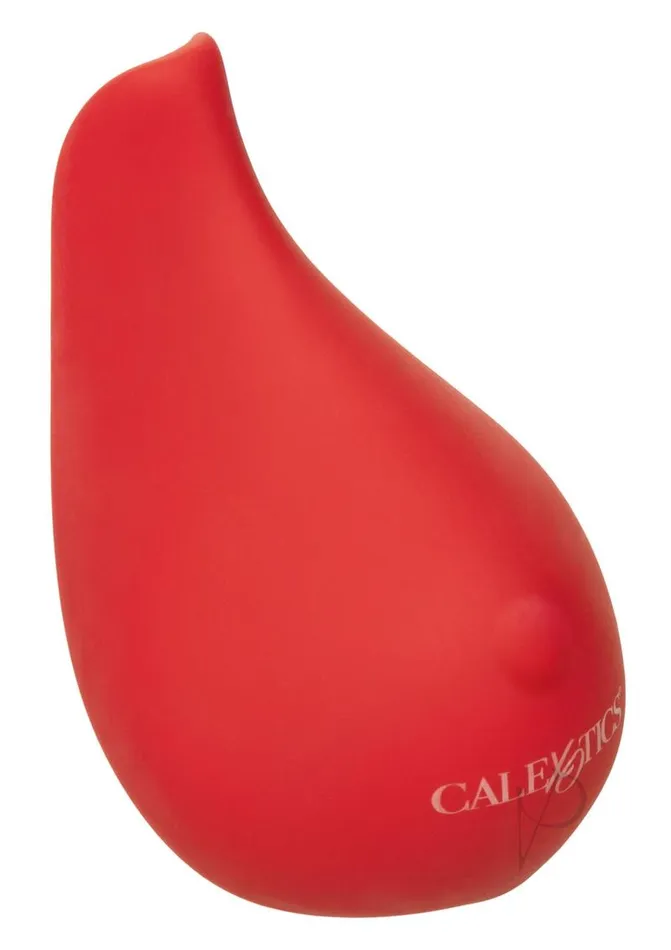 Vibrators Red Hot Glow Rechargeable Silicone Massager Red Red Hot