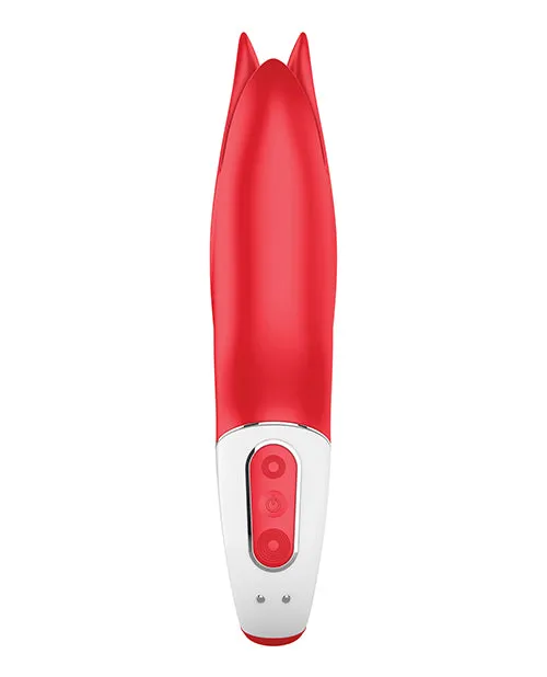 Vibrators Satisfyer Power Flower Vibrator GSpot and Clit Vibrator Red Satisfyer