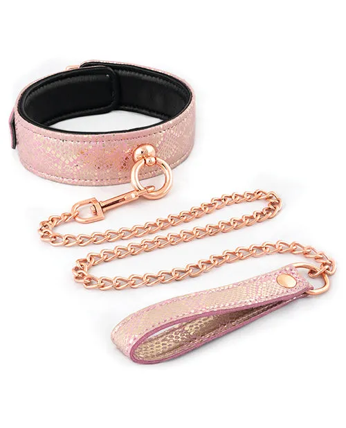 Vibrators Spartacus Spartacus Micro Fiber Collar Leash wLeather Lining Pink Vibrators Spartacus Spartacus Micro Fiber Collar Leash wLeather Lining Pink