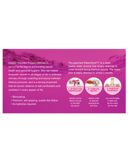 Waterslyde Vibrators WaterSlyde Aquatic Stimulator Pink Waterslyde Vibrators WaterSlyde Aquatic Stimulator Pink