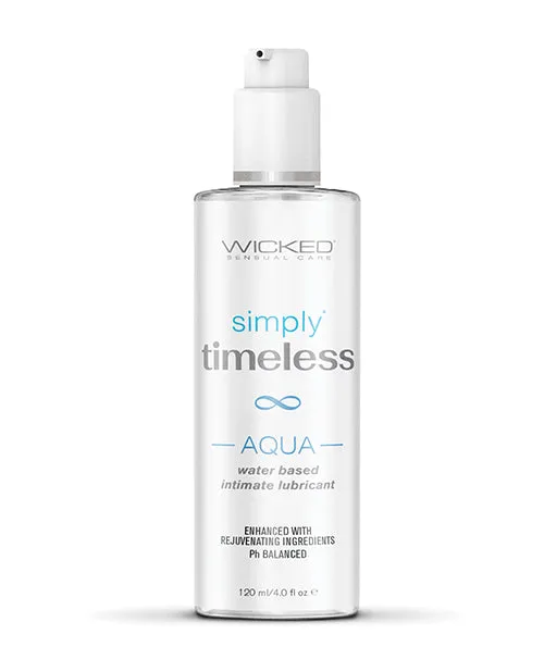 Wicked Simply Timeless Aqua Water Based Personal Lubricant 4oz Wicked Simply Lubricants Wicked Simply Timeless Aqua Water Based Personal Lubricant 4oz Wicked Simply Lubricants