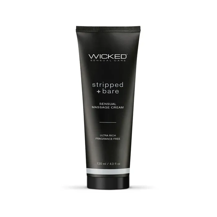 Wicked STRIPPED BARE Sensual Massage Cream 120ml Wicked Couples