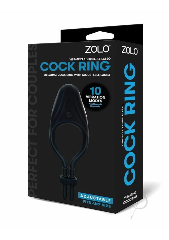 Zolo Male Sex Toys Zolo Vibrating Adjustable Silicone Rechargeable Lasso Cock Ring Zolo Male Sex Toys Zolo Vibrating Adjustable Silicone Rechargeable Lasso Cock Ring