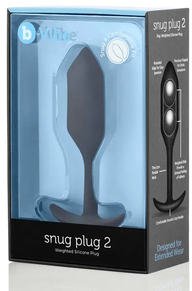 BVibe Anal bVibe Snug Plug 2 Black
