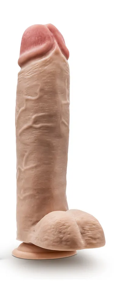Blush Dildos Dr Skin Mr Mister 105 Inch Dildo With Balls Beige