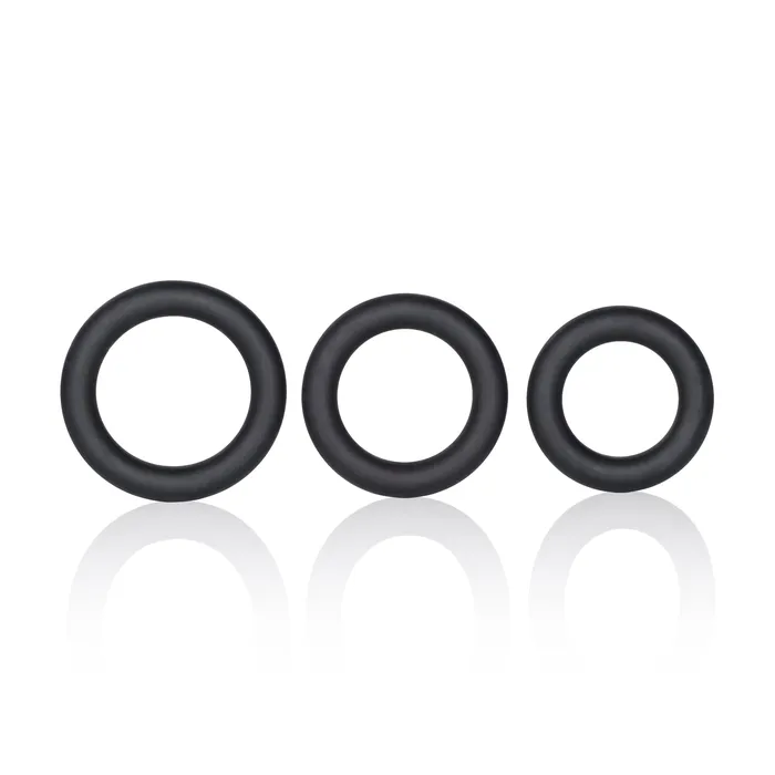 CalExotics Anal Dr Joel Kaplan Silicone Support Rings Black