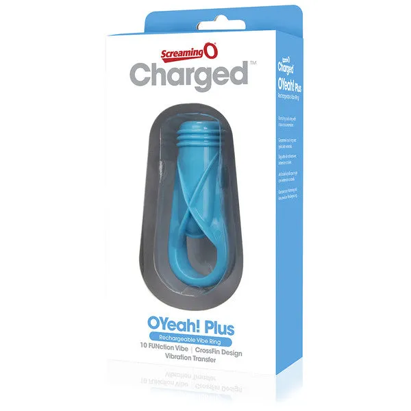 Charged Oyeah Plus Ring Single Blue Screaming O Vibrators Charged Oyeah Plus Ring Single Blue Screaming O Vibrators