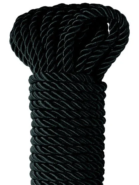 Couples Pipedream Products Fetish Fantasy Series Deluxe Silk Rope Black Couples Pipedream Products Fetish Fantasy Series Deluxe Silk Rope Black
