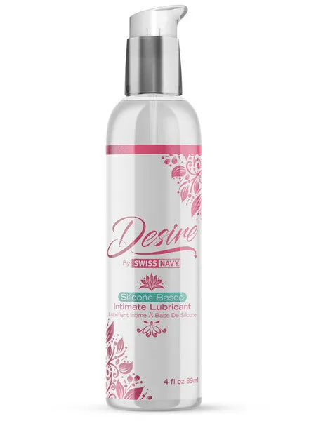 Desire Silicone Based Intimate Lubricant 4oz 118ml Swiss Navy Vibrators