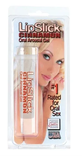 Dildos CalExotics Lipslick Cinnamon Oral Arousal Gel Clear Edible Warm and Tingly Dildos CalExotics Lipslick Cinnamon Oral Arousal Gel Clear Edible Warm and Tingly