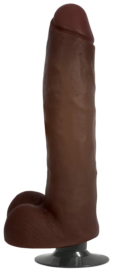 Dildos Curve Toys Jock 11 Inch Vibrating Dong With Balls