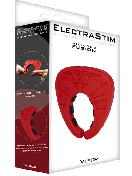 Dildos Electrastim Silicone Fusion Viper Cock Shield