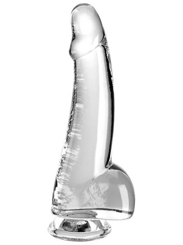 Dildos King Cock Clear 75 in with balls Clear Pipedream Products