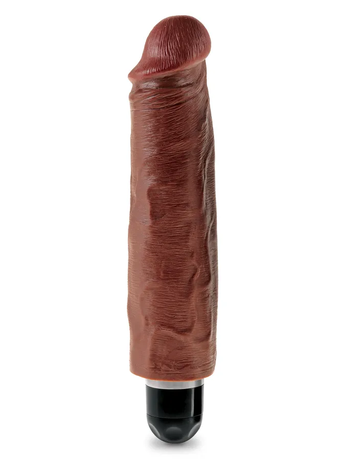 Dildos Pipedream King Cock 7 Inch Vibrating Stiffy Brown
