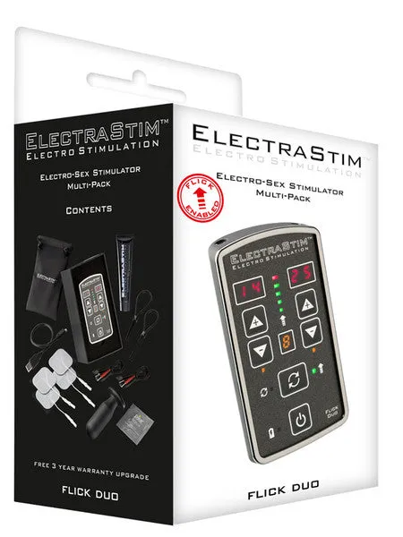 Electrastim Vibrators Electrastim Flick Duo Stimulator MultiPack