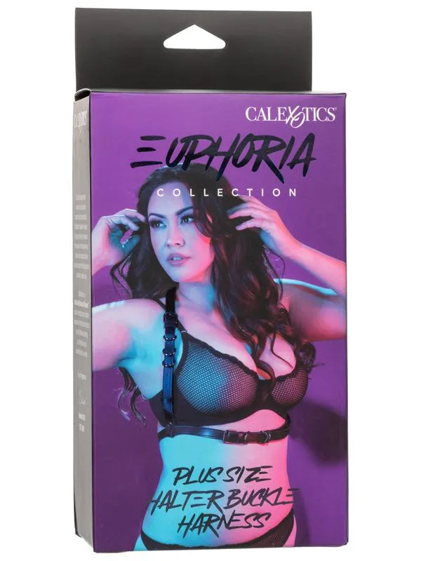Euphoria Collection Plus Size Halter Buckle Harness CalExotics Plus Size Euphoria Collection Plus Size Halter Buckle Harness CalExotics Plus Size