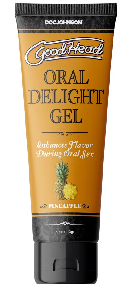 Goodhead Oral Delight Gel Pineapple 4 Oz Doc Johnson Enhancers