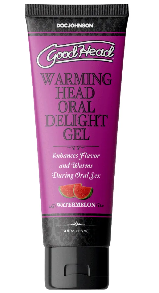 Goodhead Warming Head Oral Delight Gel Watermelon 4 Fl Oz Doc Johnson Enhancers Goodhead Warming Head Oral Delight Gel Watermelon 4 Fl Oz Doc Johnson Enhancers