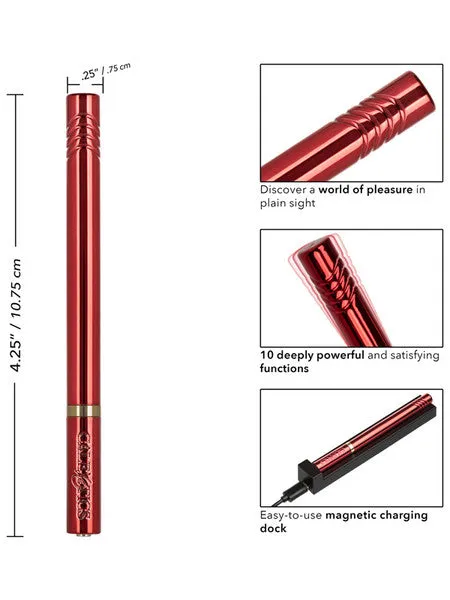 Hidden Pleasures Red CalExotics Vibrators