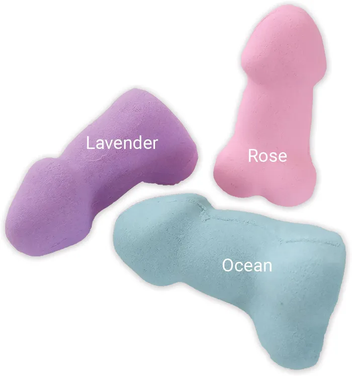 Hott Products Vibrators Pecker Bath Bombs 3 Pk